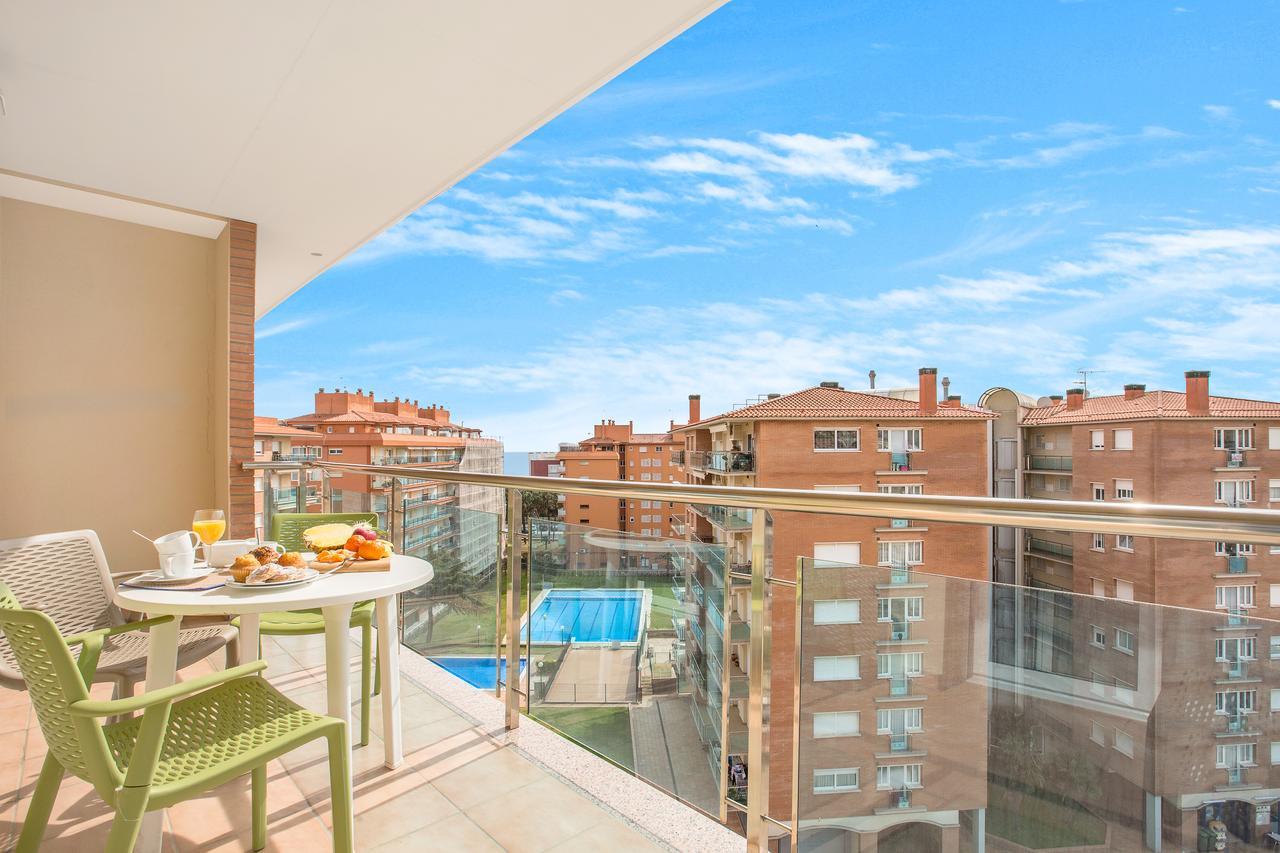 Europa Square Apartment Santa Susanna Exterior foto